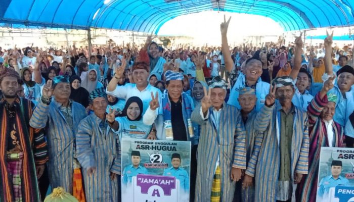 Kampanye di Buton, ASR-Hugua Serap Aspirasi Masyarakat dan Gemakan 8 Program Strategis