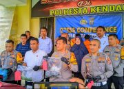 Konferensi pers Polresta Kendari