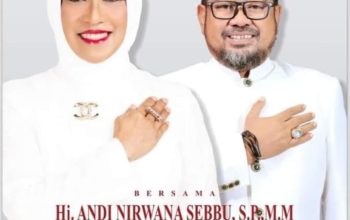 Calon Bupati Bombana, Hj. Andi Nirwana Sebbu dan Heryanto