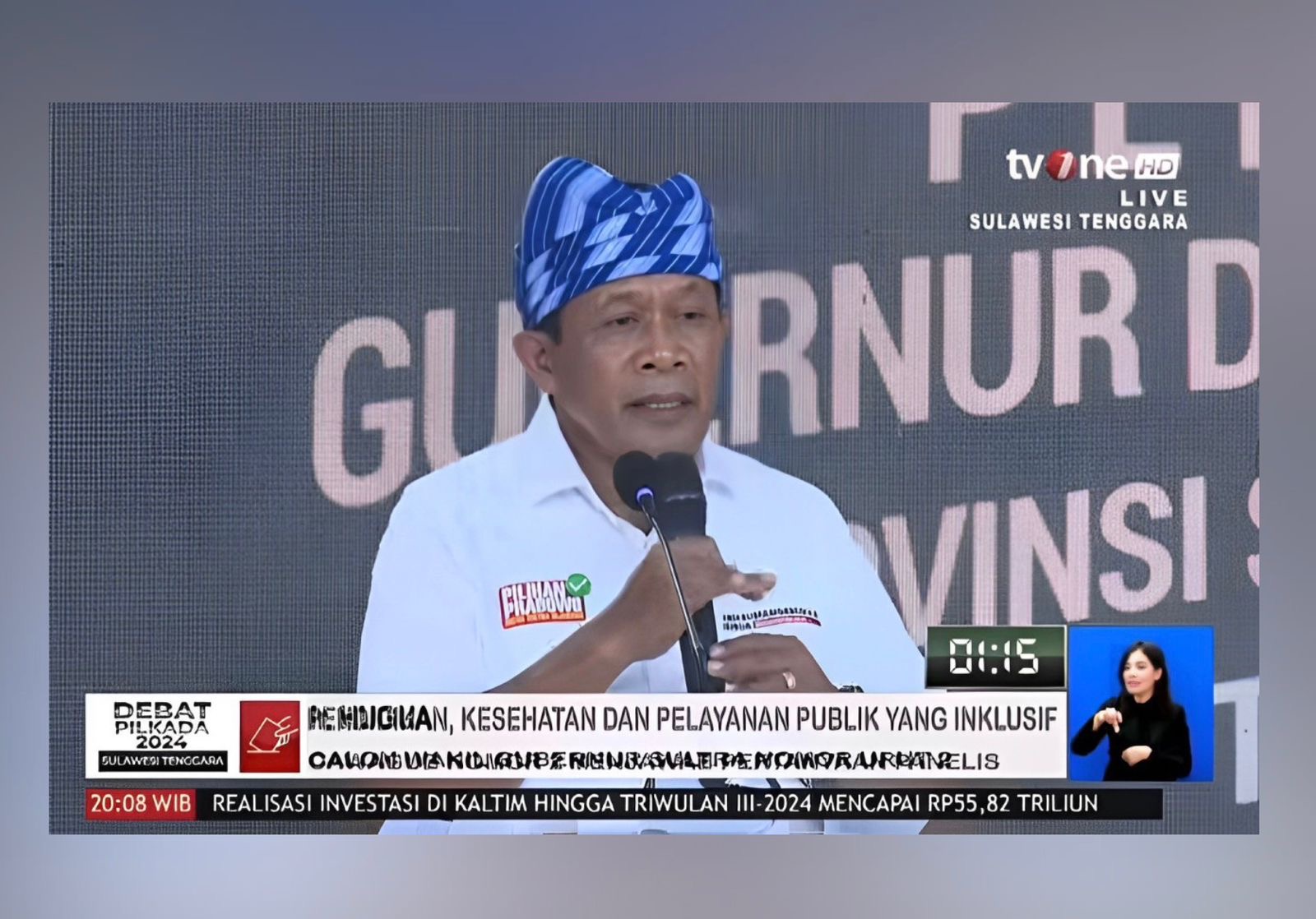 Calon Wakil Gubernur Sultra nomor urut 2, Hugua