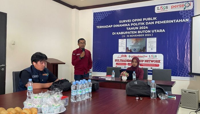 Survei LSS: Akseptabilitas Rukman-Harwis Tertinggi di Pilbub Buton Utara 2024