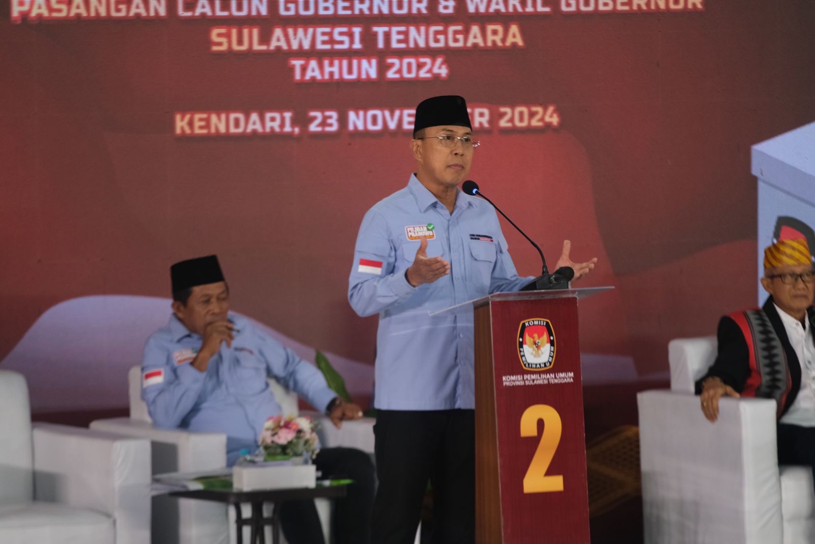 Calon Gubernur nomor urut 2, Andi Sumangerukka