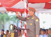 Pj Gubernur Sultra Pimpin Apel Gelar Pasukan Kesiapsiagaan Pilkada Serentak 2024