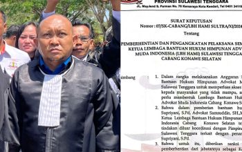 Ketua LBH HAMI Cabang Konawe Selatan, Samsuddin