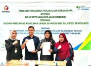 Bawaslu Kolaka Jalin Kerjasama dengan BPJS Ketenagakerjaan Kendari 