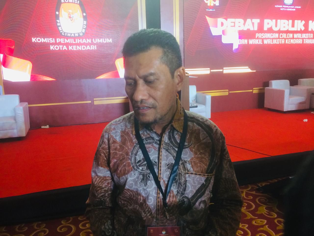 Ketua KPU Kota Kendari, Jumwal Saleh