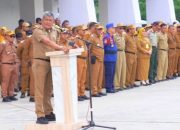 Pimpin Apel Gabungan, Pj Wali Kota Kendari Tegaskan Netralitas ASN dan Sosialisasikan 8 Misi Asta Cita Presiden