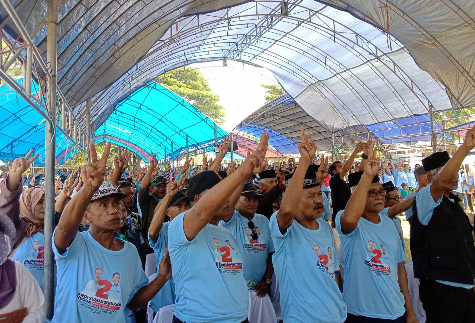 Suasana kampanye ASR-Hugua