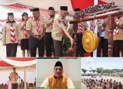 Sekda Sultra Buka Kemah Pramuka Madrasah Tahun 2024