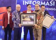 Wakili Pj Gubernur, Sekda Sultra Hadiri Penganugerahan Keterbukaan Informasi Publik 2024 di Kendari