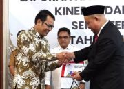 Pj Sekda Kota Kendari Terima LHP Kinerja dan DTT dari BPK Perwakilan Sultra