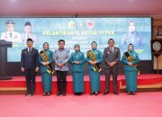 Pj Ketua Tim Penggerak PKK Kota Kendari, Kabupaten Busel dan Mubar Resmi Dilantik 