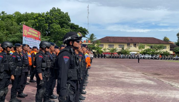 Polda Sultra Siagakan 3.043 Personel Gabungan untuk Pengamanan Akhir Tahun