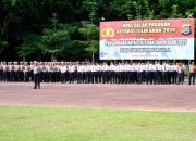 Polda Sultra Gelar Apel Pasukan Operasi Lilin Anoa Sambut Nataru