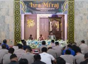 Polda Sultra Gelar Peringatan Isra Mi’raj 1446 H/2025 M 