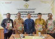 Ketua DPRD Kota Kendari Terima Laporan Hasil Pemeriksaan Kinerja Tahun 2024 dari BPK Sultra