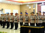Kapolda Sultra Pimpin Sertijab Sejumlah Pejabat Utama dan Kapolres