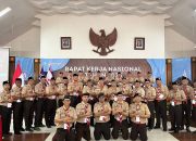 Konsolidasi Organisasi, Kwarda Sultra Pimpinan Asrun Lio Ikut Sukseskan Rakornas Gerakan Pramuka