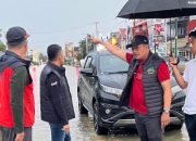 Pj Wali Kota Tinjau Beberapa Titik Banjir di Kota Kendari 