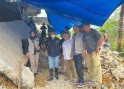 Pj Wali Kota Kendari Tinjau Lokasi Tanah Longsor di Kelurahan Anggilowu