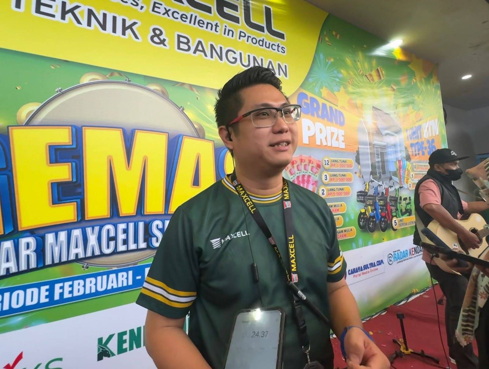 General Manager Operasional Maxcell Depo Teknik dan Bangunan, Randy Natanael