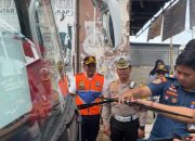 Ditlantas Polda Sultra Bersama BPBD Kelas II Sultra, Dishub dan PT Jasa Raharja Gelar Ramp Check