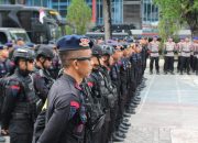 Polda Sultra Gelar Apel Kesiapan Pengamanan Rapat Paripurna di DPRD Provinsi