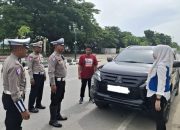 Hari Pertama, Ditlantas Polda Sultra Lakukan Operasi Keselamatan Anoa 2025 di Seputaran Eks-MTQ Kendari