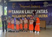 Polisi Sahabat Anak: Edukasi Rambu Lalu Lintas untuk Anak TK di Taman Lalulintas Polda Sultra
