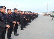 374 Personil Gabungan BKO Buton Tengah Diberangkatkan untuk Antisipasi Gangguan Kamtibmas Jelang dan Pasca Putusan PHPU