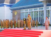 Wakil Gubernur Sultra Pimpin Apel Gabungan, Tekankan Disiplin dan Kinerja ASN