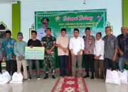 Wagub Sultra Salurkan 5.500 Paket Sembako di Masjid Al Badar Buton Utara