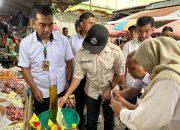 Tim Satgas Pangan Polda Sultra Bersama Disperindag Sultra Laksanakan Sidak di Sejumlah Pasar Tradisional di Kendari