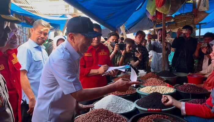 Gubernur Sultra Sidak Pasar dan Pusat Perbelanjaan Jelang Idulfitri 2025