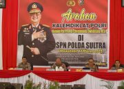 Kalemdiklat Polri Beri Arahan Langsung ke Personel SPN Polda Sultra, Tekankan Pengendalian Pendidikan Berkualitas