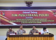 Dukung Pelaksanaan Tugas Operasional Kepolisian, Puslitbang Polri Lakukan Penelitian di Polres Konawe