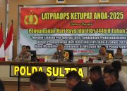 Polda Sultra Gelar Latpraops Ketupat Anoa-2025 untuk Pengamanan Idul Fitri 1446 H