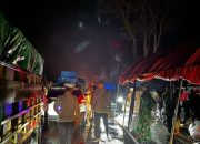 Polres Konawe Utara Siagakan Personel Berikan Pelayanan dan Pengaturan Lokasi Banjir