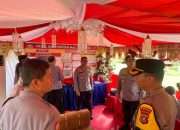 Tinjau Pos Pam Idul Fitri di Mall The Park, Kapolda Sultra Arahkan Anggota Tertibkan Parkir Liar