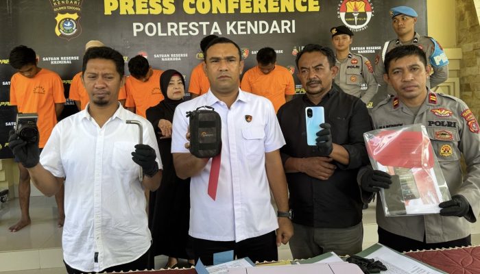 Komplotan Pencuri dan Penipu di Kendari Diringkus, Barang Curian Dijual ke Makassar