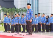 Pimpin Upacara HKN, Sekda Sultra Tekankan Disiplin dan Evaluasi Kinerja Triwulan Pertama