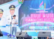 Gubernur Sultra Dorong Gaya Hidup Sehat Lewat Fun Run Harmoni Sultra di Kolaka
