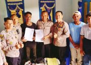 Polres Muna Berhasil Damaikan Kedua Belah Pihak yang Bertikai di Pantai Meleura