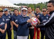 Sambut HUT ke-194 Kota Kendari, Wali Kota Kendari Buka Open Tournament Sepak Bola Wali Kota Cup I