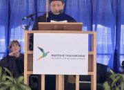 Menag Nasaruddin Umar Terima Gelar Doctor of Divinity dari Hartford International University