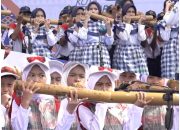 Meriahkan HUT ke-194 Kota Kendari, Pemkot Kendari Gelar Festival Musik Bambu Tingkat SD dan SMP 