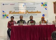 BPS Kendari Canangkan Kelurahan Pondambea Sebagai Cinta Statistik
