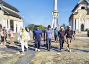 Wagub Sultra Ikuti Senam Bersama dan Tinjau Kerja Bakti SKPD di Kawasan MTQ Kota Kendari