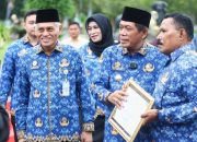 Dimomen Harkitnas ke-117, Wagub Sultra Berikan Penghargaan kepada OPD Teraktif Ikuti Apel 