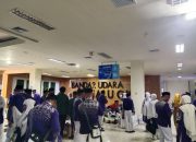 1.145 Jamaah Haji Provinsi Sultra Diberangkatkan Melalui Bandara Haluoleo